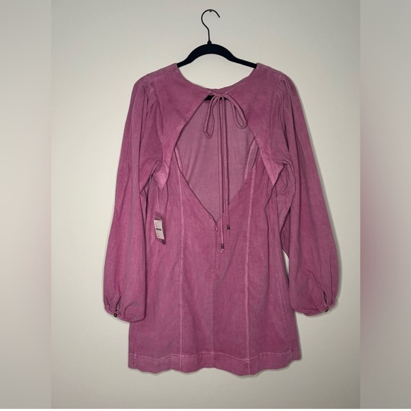 NWT New Free People - Corduroy Starlight Mini Dress - Size 12 - Picture 7 of 12